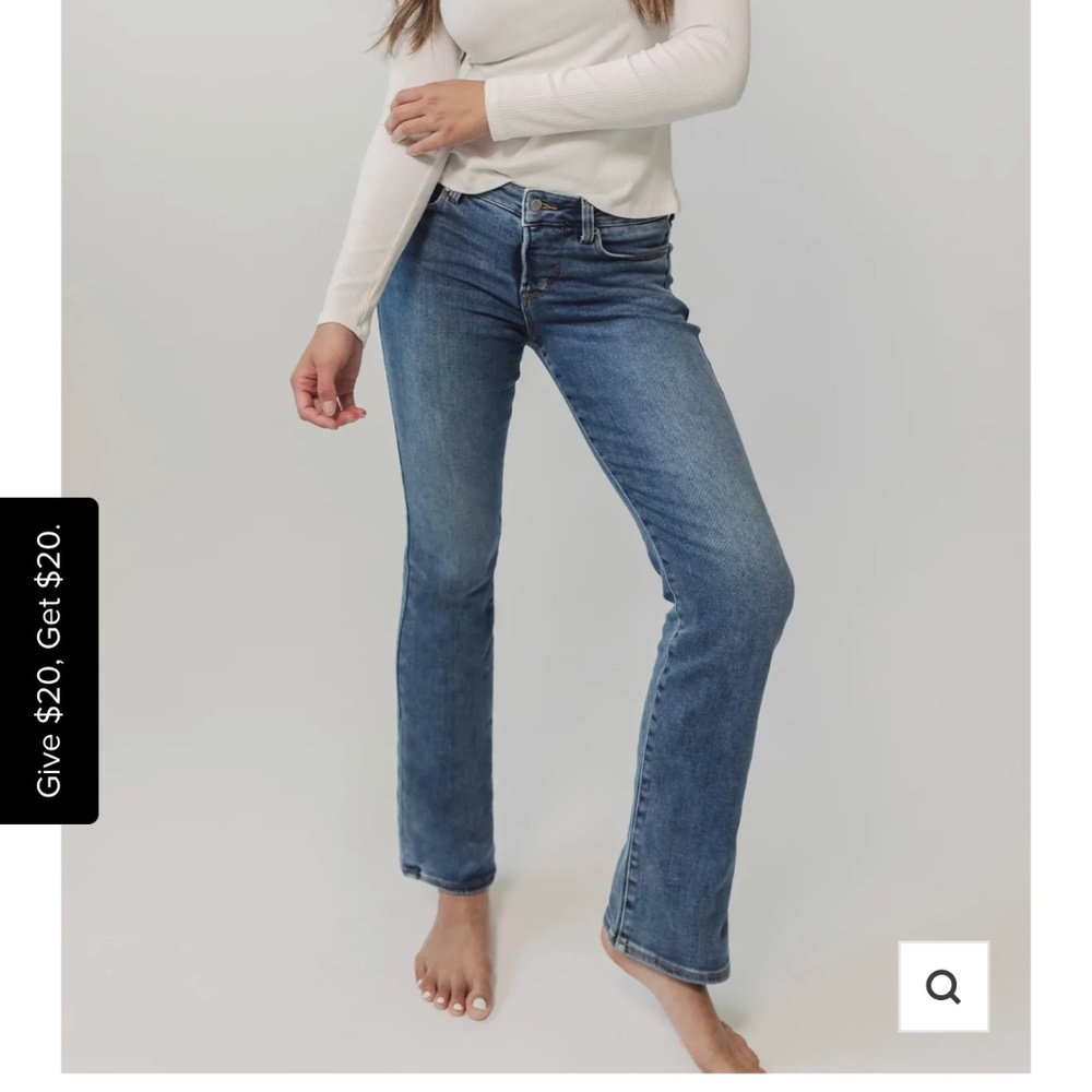 Like New/Very Gently Used Blanqi Postpartum Belly Support Flare Jeans sz 12